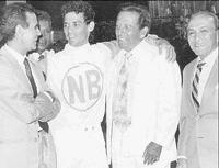 Cuatro grandes: Gustavo Avila, Douglas, Walter Carrion y Bustamante