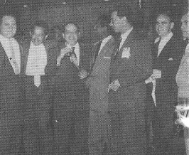 Ao 1958: Aquilino Jos Mata, Pastor Mujica, "Pancho" Casanova, Virgilio Decn (bastante oscurito), Vctor Figueroa, Juan Martn Pinedo y a 1/2 cpo Francisco D'ngelo-Franciscote